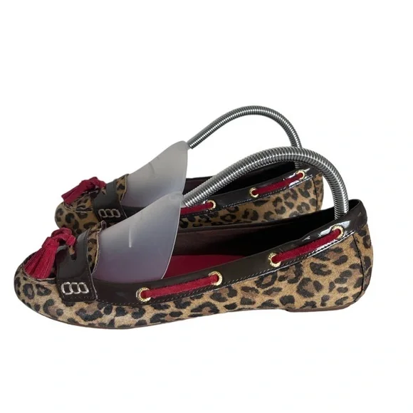 Sperry Animal Print Slip on Shoes EUC - Picture 1 of 4